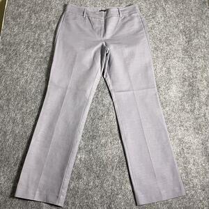 Ann Taylor Factory Pants Womens 10 Gray Curvy Stretch Dress Slacks Work Office
